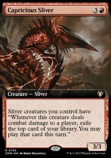 Capricious Sliver (V.2)⁣ - Commander Masters: Extras⁣ (Rare)⁣ [765]