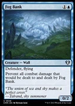 Fog Bank⁣ - Commander Masters: Extras⁣ (Uncommon)⁣ [848]