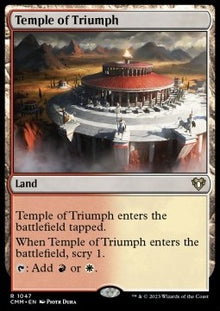 Temple of Triumph⁣ - Commander Masters: Extras⁣ (Rare)⁣ [1047]