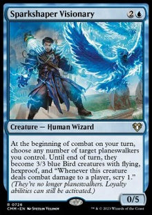 Sparkshaper Visionary (V.1)⁣ - Commander Masters: Extras⁣ (Rare)⁣ [726]