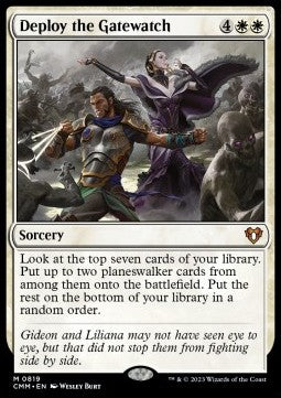 Deploy the Gatewatch⁣ - Commander Masters: Extras⁣ (Mythic)⁣ [819]