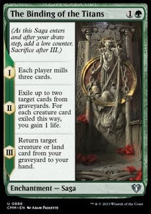 The Binding of the Titans⁣ - Commander Masters: Extras⁣ (Uncommon)⁣ [886]