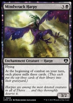 Mindwrack Harpy⁣ - Commander Masters: Extras⁣ (Common)⁣ [869]
