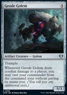 Geode Golem⁣ - Commander Masters⁣ (Uncommon)⁣ [386]