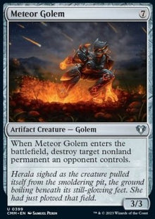 Meteor Golem⁣ - Commander Masters⁣ (Uncommon)⁣ [399]