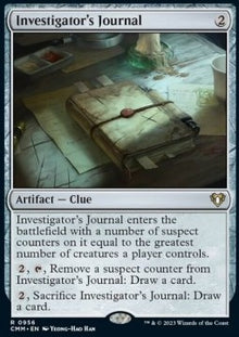 Investigator's Journal⁣ - Commander Masters: Extras⁣ (Rare)⁣ [956]