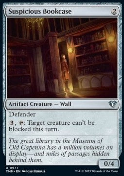 Suspicious Bookcase⁣ - Commander Masters: Extras⁣ (Uncommon)⁣ [977]