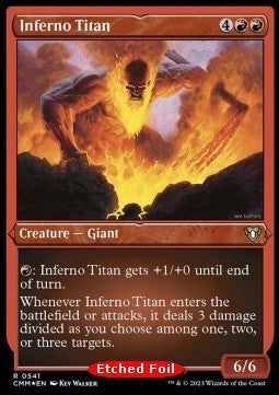 Inferno Titan⁣ - Commander Masters: Extras⁣ (Rare)⁣ [541]