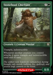 Stonehoof Chieftain⁣ - Commander Masters: Extras⁣ (Rare)⁣ [573]