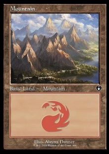 Mountain (V.1)⁣ - Commander Masters: Extras⁣ (Land)⁣ [446]