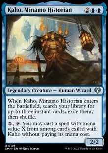 Kaho, Minamo Historian⁣ - Commander Masters⁣ (Uncommon)⁣ [101]