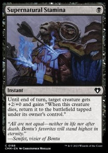Supernatural Stamina⁣ - Commander Masters⁣ (Common)⁣ [188]