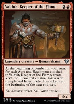Valduk, Keeper of the Flame⁣ - Commander Masters⁣ (Uncommon)⁣ [266]