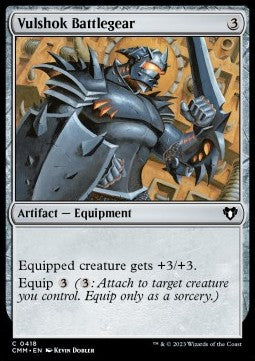 Vulshok Battlegear⁣ - Commander Masters⁣ (Common)⁣ [418]