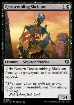 Reassembling Skeleton⁣ - Commander Masters⁣ (Uncommon)⁣ [183]