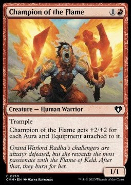 Champion of the Flame⁣ - Commander Masters⁣ (Common)⁣ [210]