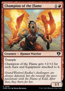 Champion of the Flame⁣ - Commander Masters⁣ (Common)⁣ [210]
