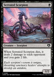 Serrated Scorpion⁣ - Commander Masters⁣ (Common)⁣ [185]