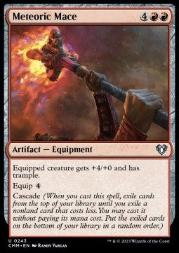 Meteoric Mace⁣ - Commander Masters⁣ (Uncommon)⁣ [243]