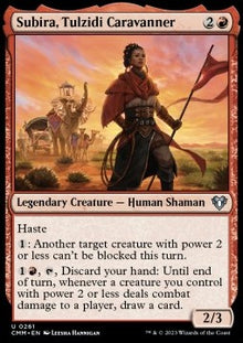 Subira, Tulzidi Caravanner⁣ - Commander Masters⁣ (Uncommon)⁣ [261]