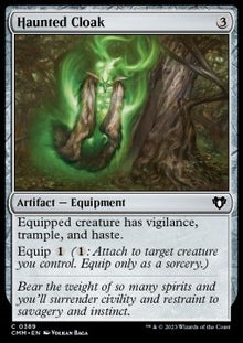 Haunted Cloak⁣ - Commander Masters⁣ (Common)⁣ [389]