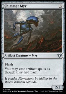 Shimmer Myr⁣ - Commander Masters⁣ (Uncommon)⁣ [409]