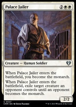Palace Jailer⁣ - Commander Masters⁣ (Uncommon)⁣ [47]