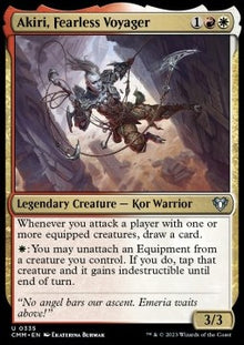 Akiri, Fearless Voyager⁣ - Commander Masters⁣ (Uncommon)⁣ [335]