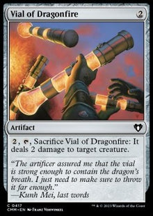 Vial of Dragonfire⁣ - Commander Masters⁣ (Common)⁣ [417]