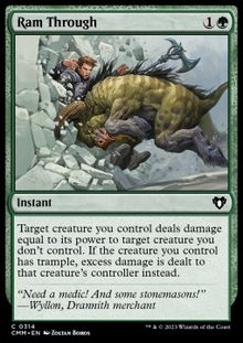 Ram Through⁣ - Commander Masters⁣ (Common)⁣ [314]