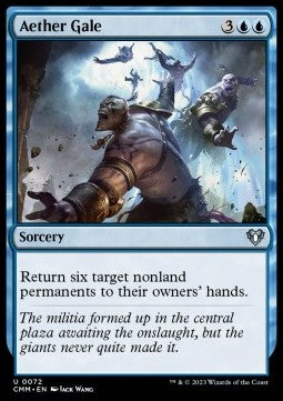 Aether Gale⁣ - Commander Masters⁣ (Uncommon)⁣ [72]