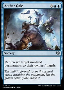 Aether Gale⁣ - Commander Masters⁣ (Uncommon)⁣ [72]