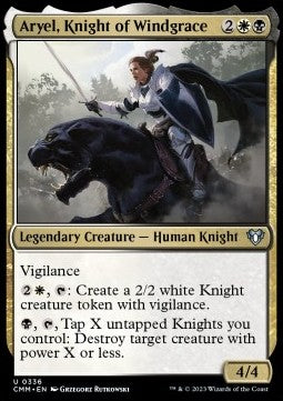 Aryel, Knight of Windgrace⁣ - Commander Masters⁣ (Uncommon)⁣ [336]