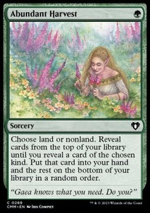 Abundant Harvest⁣ - Commander Masters⁣ (Common)⁣ [269]