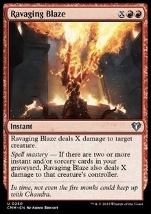 Ravaging Blaze⁣ - Commander Masters⁣ (Uncommon)⁣ [250]