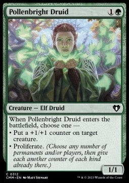 Pollenbright Druid⁣ - Commander Masters⁣ (Common)⁣ [312]