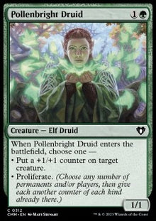Pollenbright Druid⁣ - Commander Masters⁣ (Common)⁣ [312]