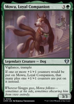 Mowu, Loyal Companion⁣ - Commander Masters⁣ (Uncommon)⁣ [306]