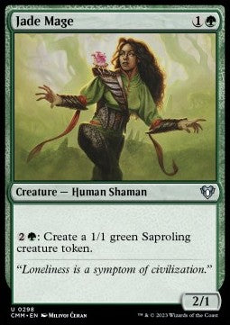 Jade Mage⁣ - Commander Masters⁣ (Uncommon)⁣ [298]