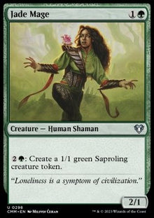 Jade Mage⁣ - Commander Masters⁣ (Uncommon)⁣ [298]