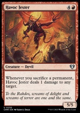 Havoc Jester⁣ - Commander Masters⁣ (Uncommon)⁣ [230]