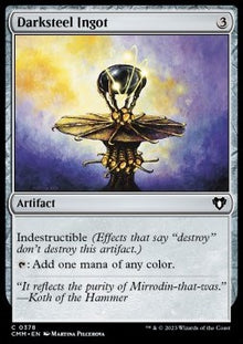 Darksteel Ingot⁣ - Commander Masters⁣ (Common)⁣ [378]