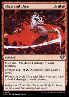 Slice and Dice⁣ - Commander Masters⁣ (Uncommon)⁣ [255]