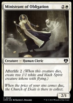 Ministrant of Obligation⁣ - Commander Masters⁣ (Common)⁣ [43]