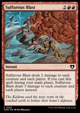 Sulfurous Blast⁣ - Commander Masters⁣ (Common)⁣ [262]