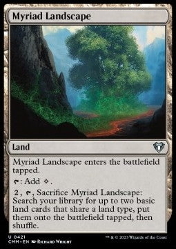 Myriad Landscape⁣ - Commander Masters⁣ (Uncommon)⁣ [421]