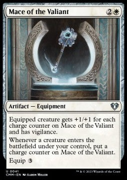 Mace of the Valiant⁣ - Commander Masters⁣ (Uncommon)⁣ [41]