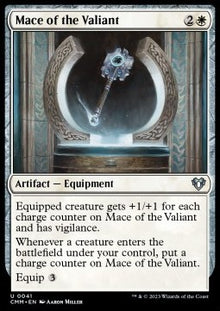 Mace of the Valiant⁣ - Commander Masters⁣ (Uncommon)⁣ [41]