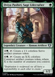 Oviya Pashiri, Sage Lifecrafter⁣ - Commander Masters⁣ (Uncommon)⁣ [311]