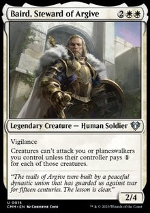 Baird, Steward of Argive⁣ - Commander Masters⁣ (Uncommon)⁣ [15]
